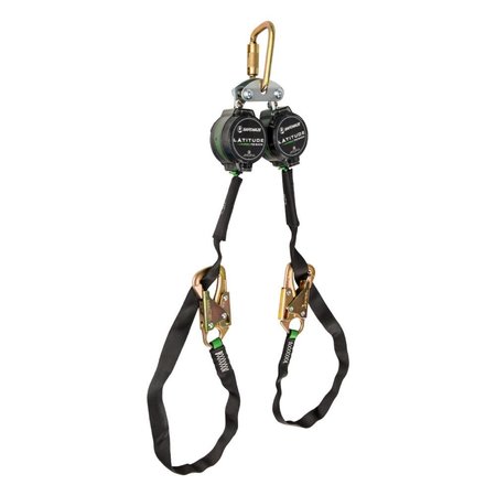 SAFEWAZE Self Retracting Lifeline, 7 ft., 310 lb. Weight Capacity 018-5033